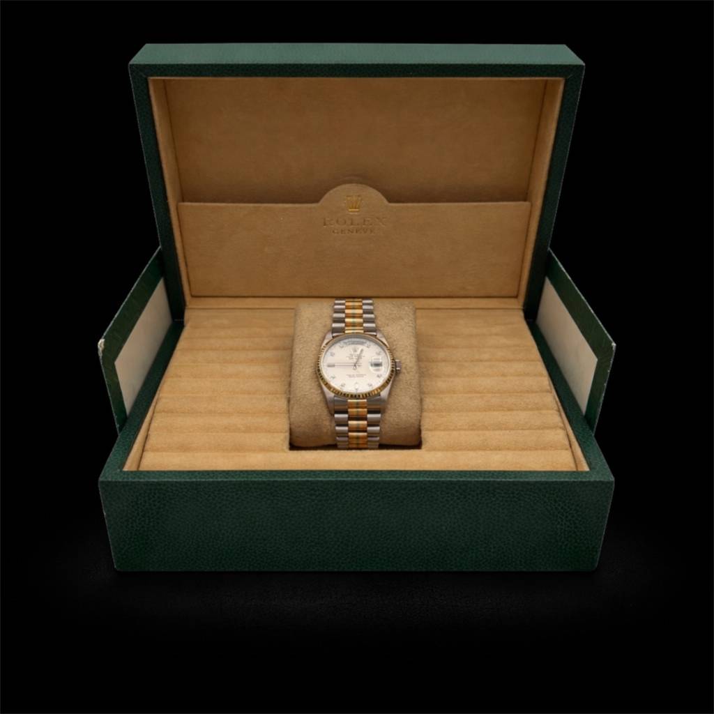 DayDate Tridor Brillant verry rare Full Set Neuzustand Sticker