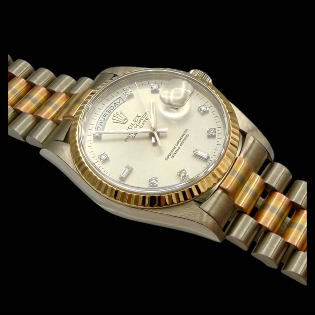 DayDate Tridor Brillant verry rare Full Set Neuzustand Sticker
