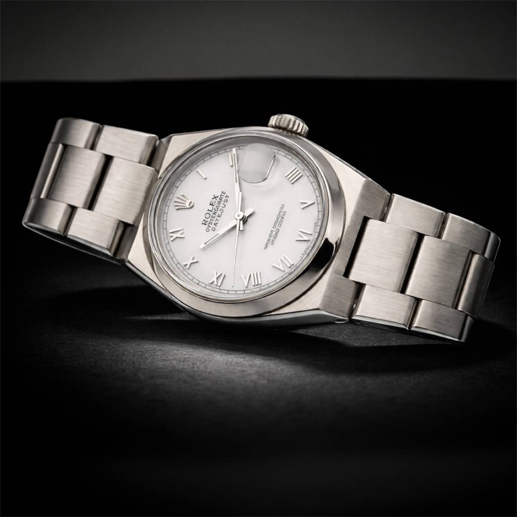 Oysterquartz Date Just 36 Stahl