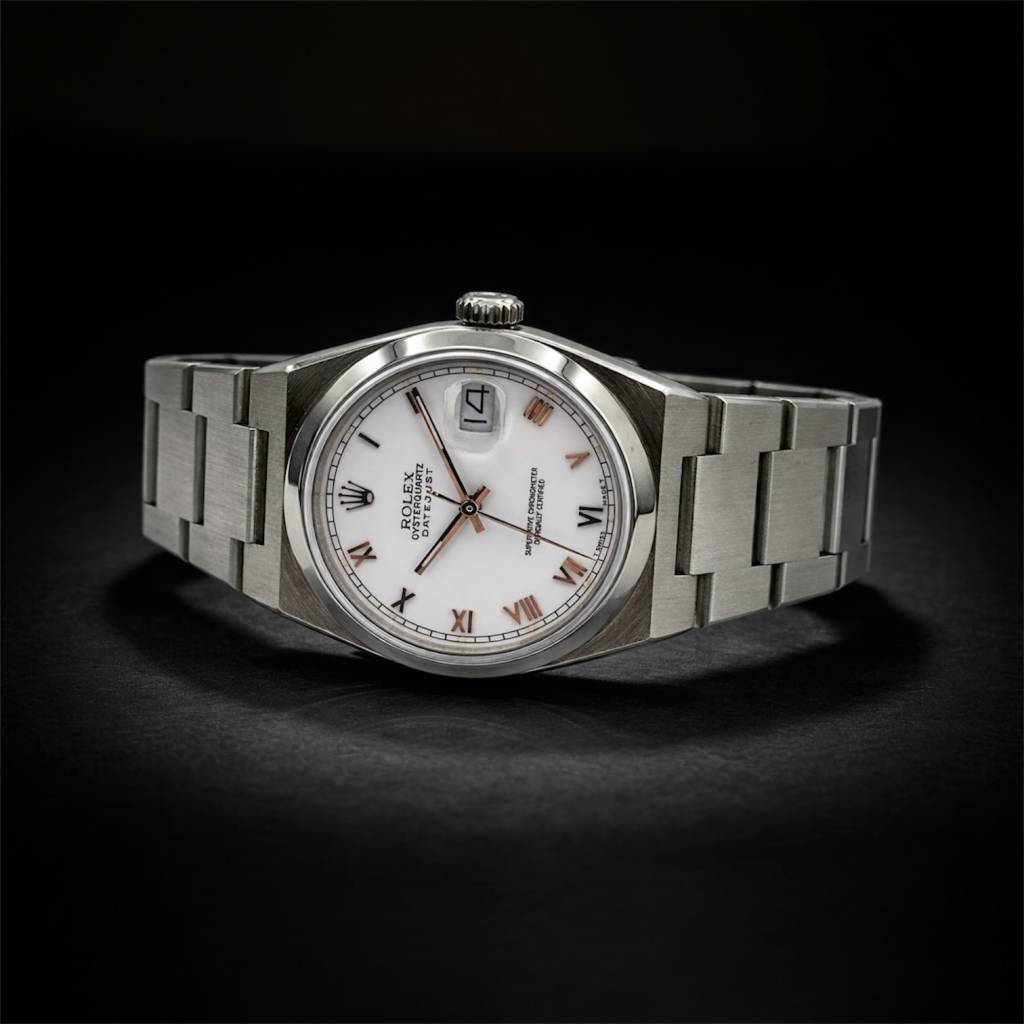 Oysterquartz Date Just 36 Stahl