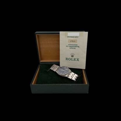 Oysterquartz Datejust 36 Stahl/Gold  Blue Dial nahezu ungetragen