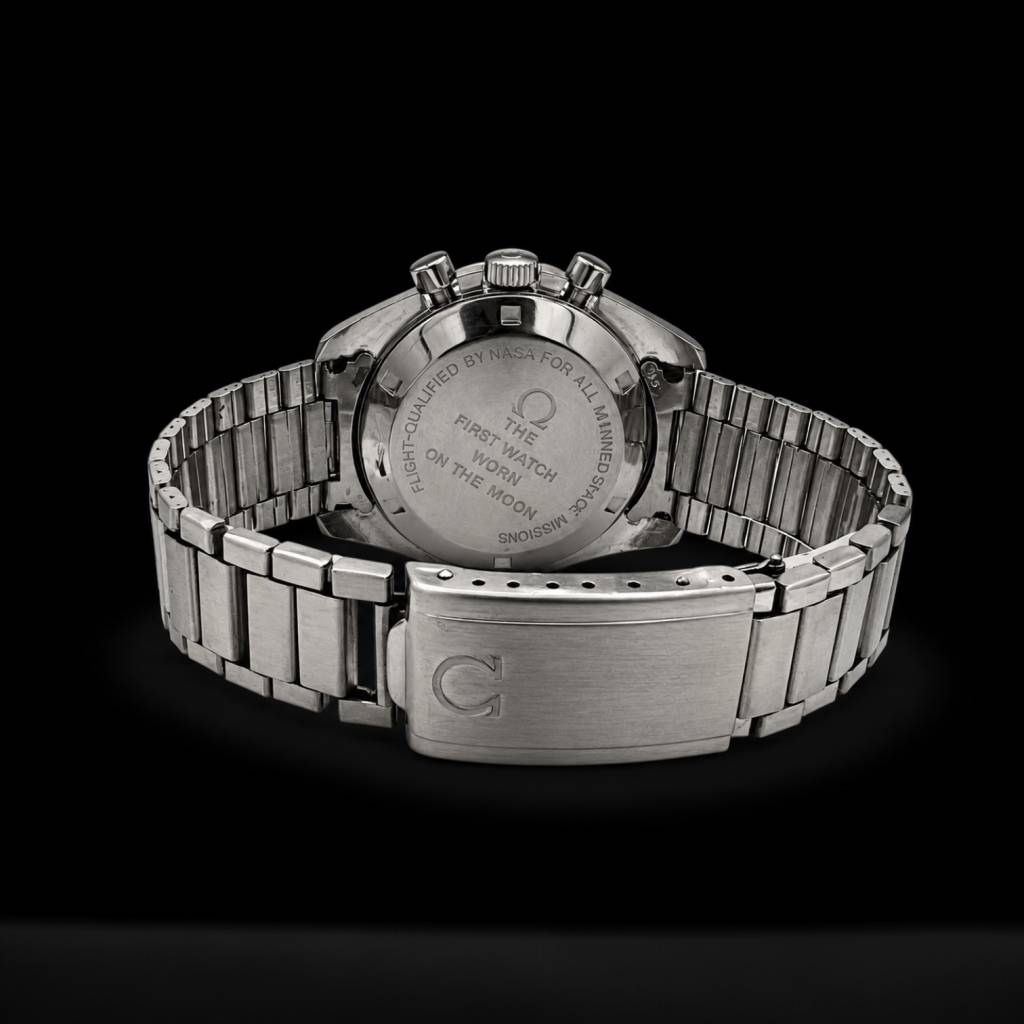 Speedmaster Professional Moonwatch Pre-Moon“ Dezimahl-Lünette u. Stepped-Dial
