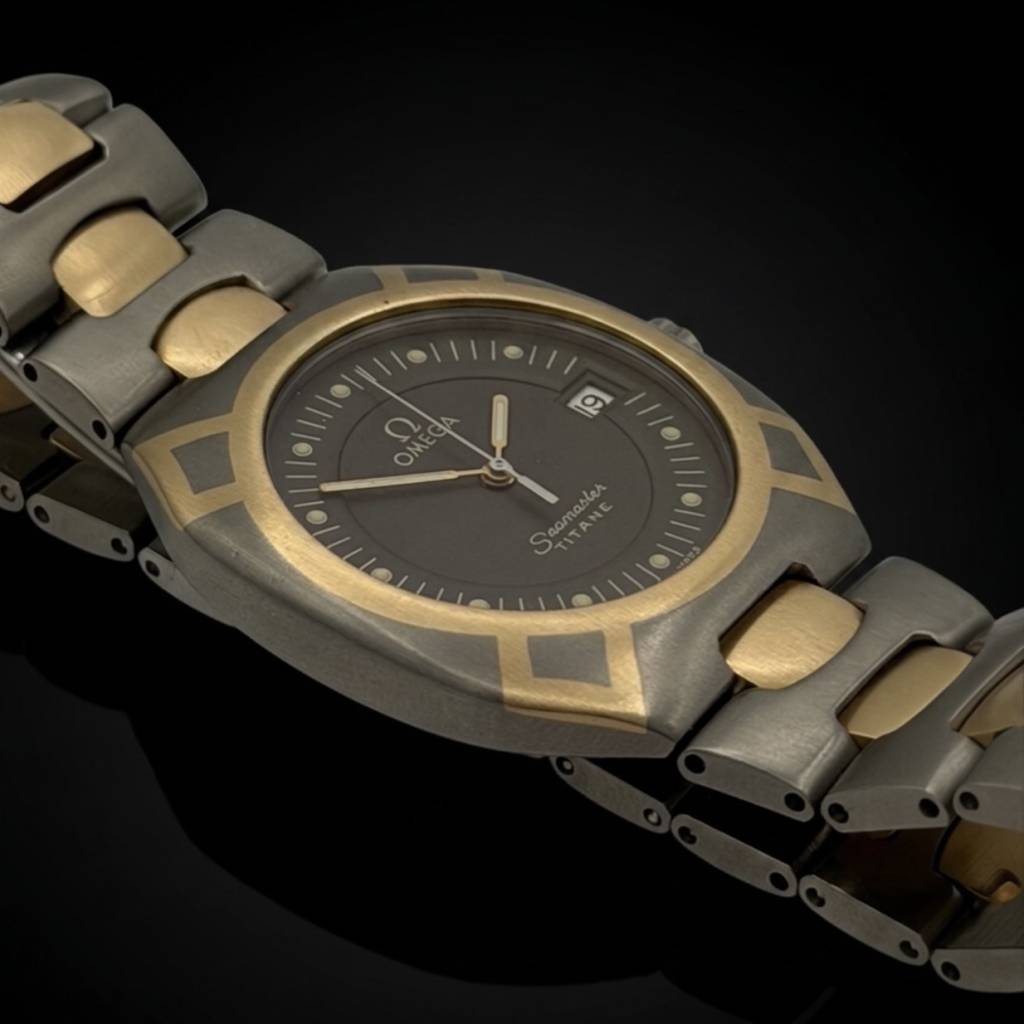 Seamaster Polaris 396.1121  Titan/Massivgoldband 18 kt.
