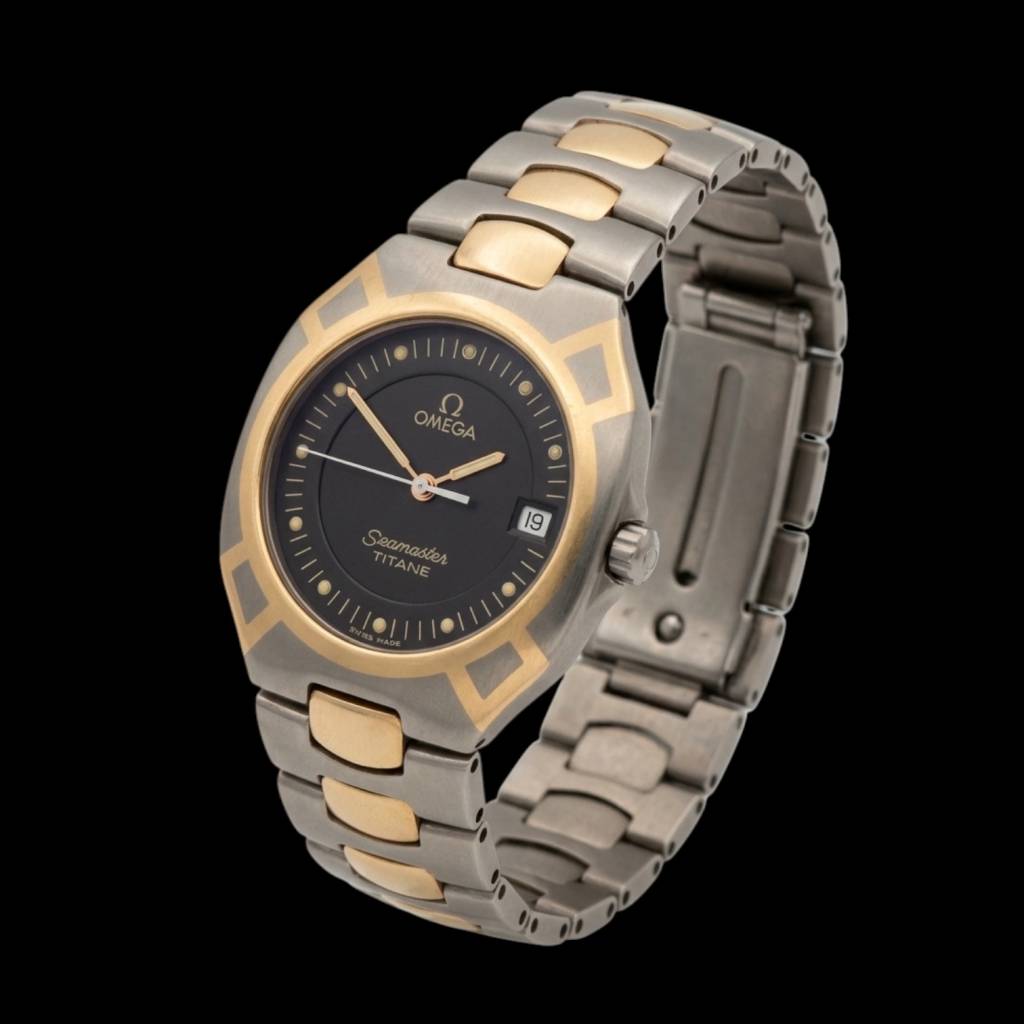 Seamaster Polaris 396.1121  Titan/Massivgoldband 18 kt.