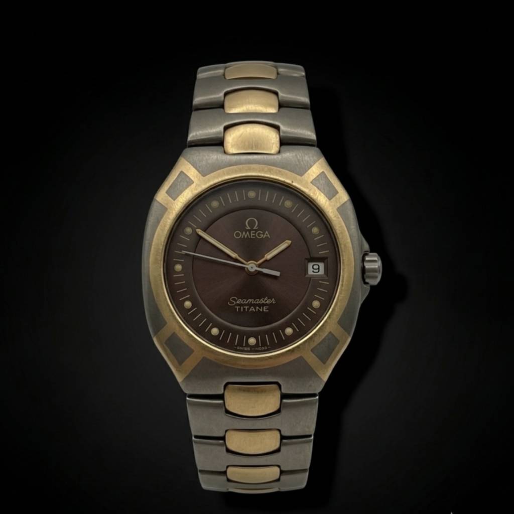 Seamaster Polaris 396.1121  Titan/Massivgoldband 18 kt.