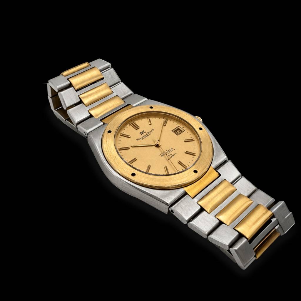 Ingenieur SL Gold/Stahl "extra thin"  Neuzustand