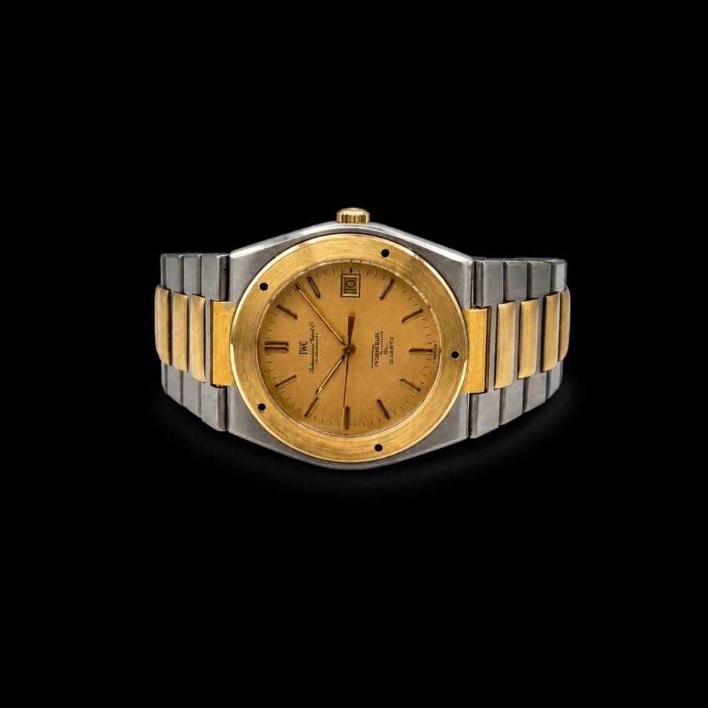 Ingenieur SL Gold/Stahl "extra thin"  Neuzustand