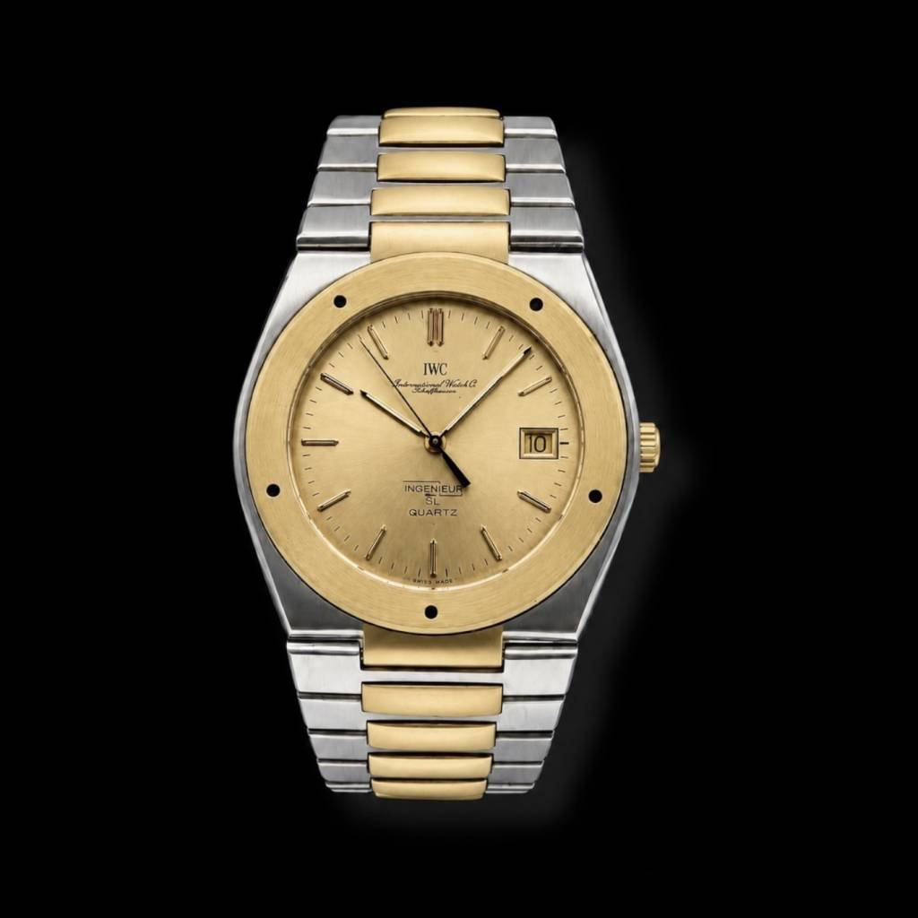 Ingenieur SL Gold/Stahl "extra thin"  Neuzustand