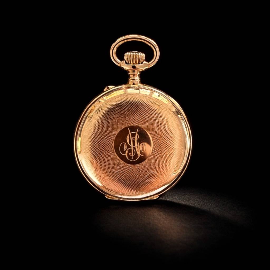 Pallweber Jump Hour Lepine 18 kt Gelbgold