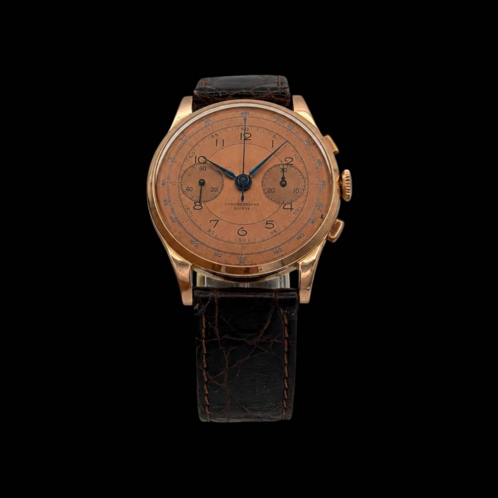 750 Roségold tone on tone Dial