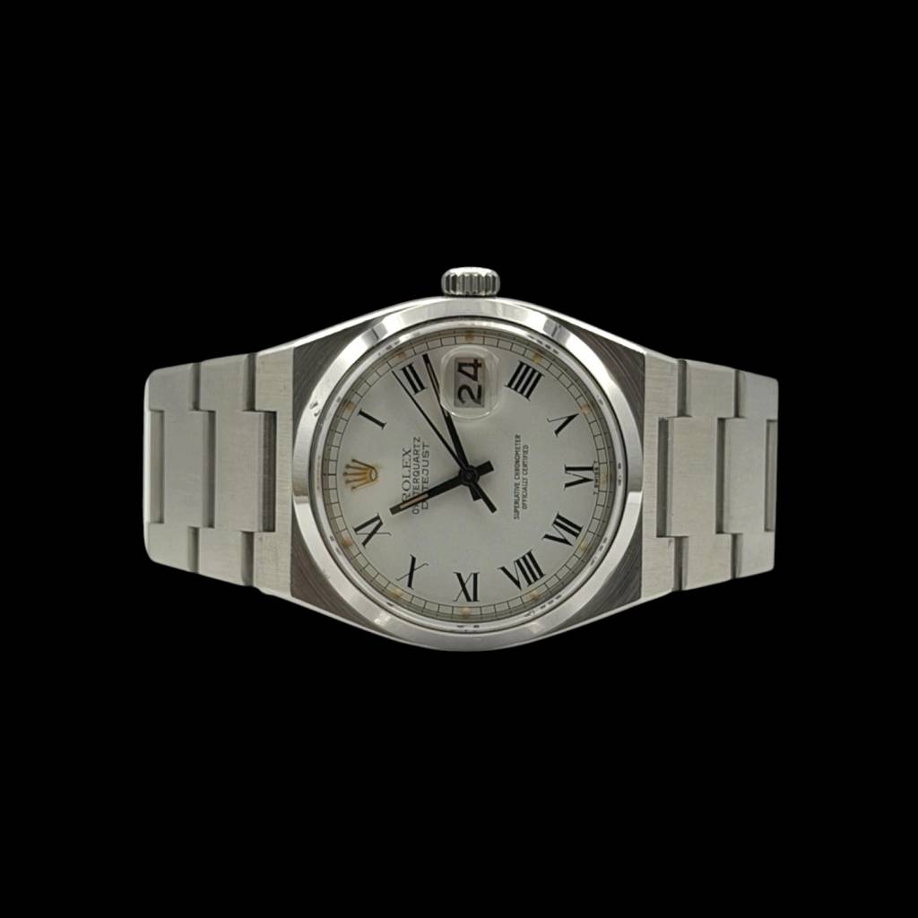 Oysterquartz Datejust 36 Stahl Full Set  Tritium  Quartz-Box