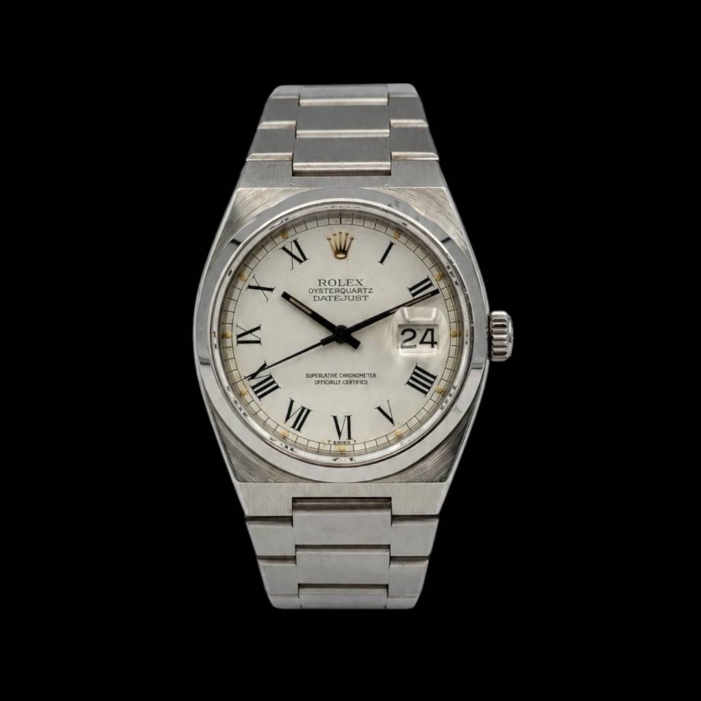 Oysterquartz Datejust 36 Stahl Full Set  Tritium  Quartz-Box