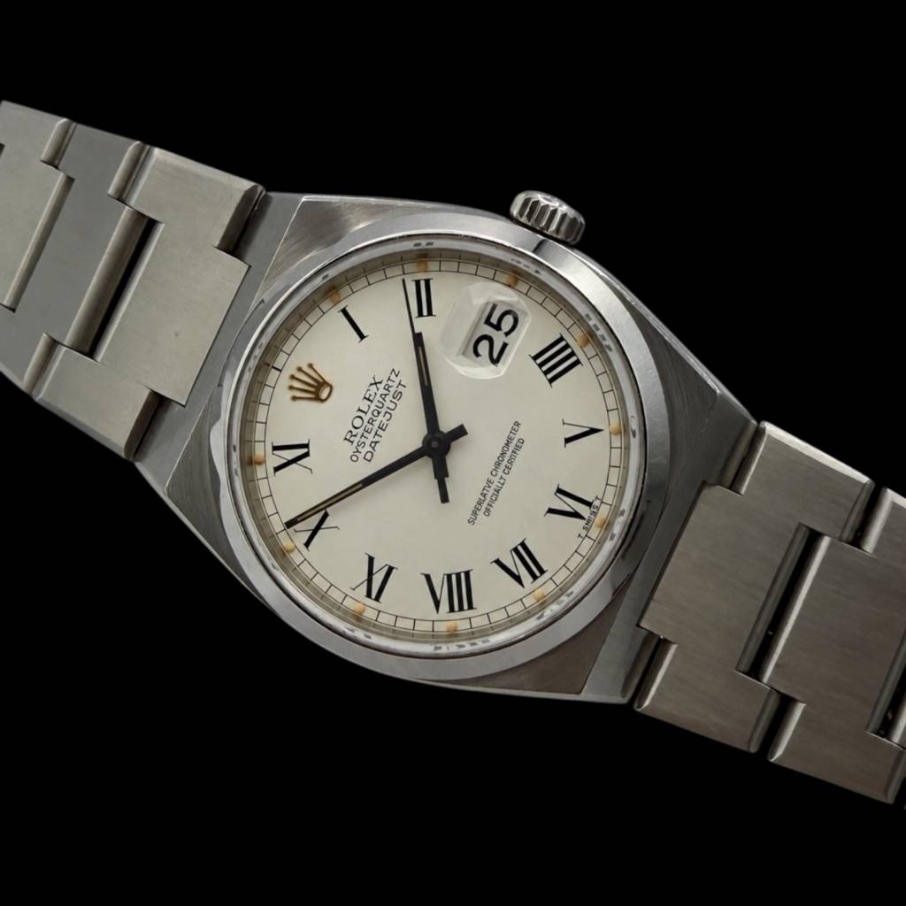 Oysterquartz Datejust 36 Stahl Full Set  Tritium  Quartz-Box