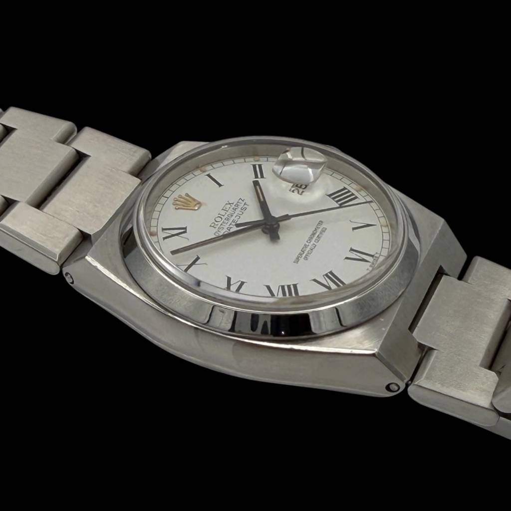 Oysterquartz Datejust 36 Stahl Full Set  Tritium  Quartz-Box