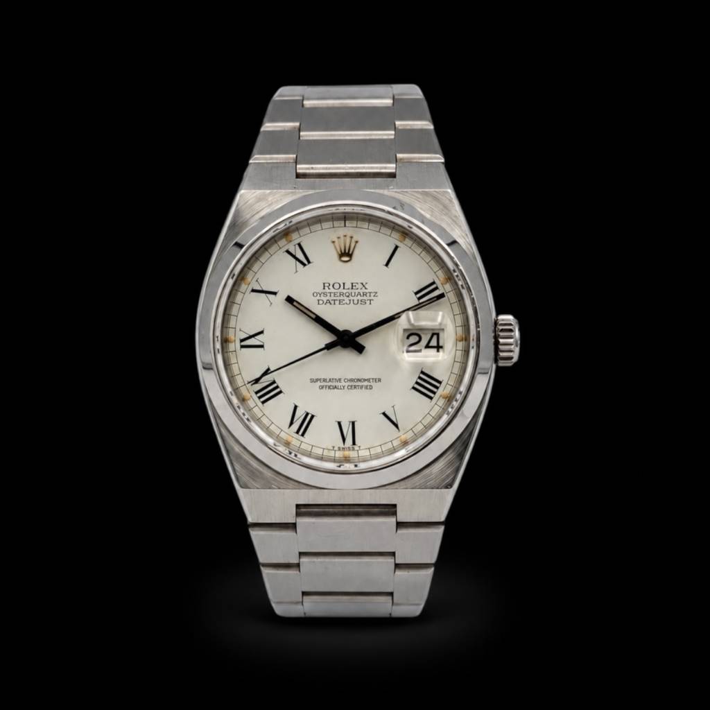 Oysterquartz Datejust 36 Stahl Full Set  Tritium  Quartz-Box